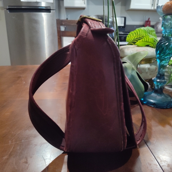 Vtg 1970's Coach Saddle Flap Bag - Picture 3 of 12